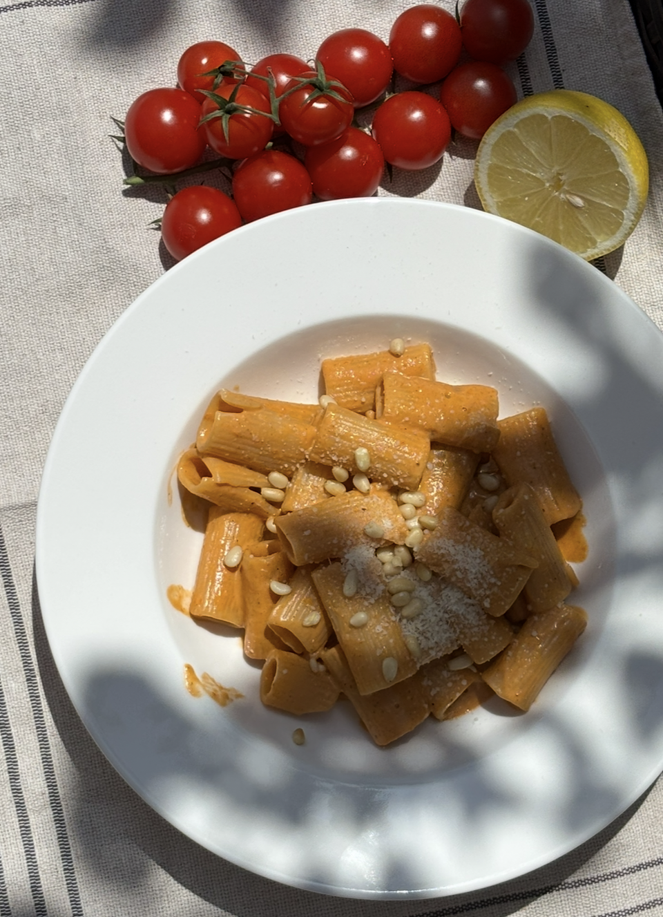 Ofenpasta mit Tomaten